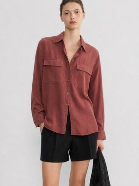 Aritzia The Group Babaton Utility Button Down Shirt
